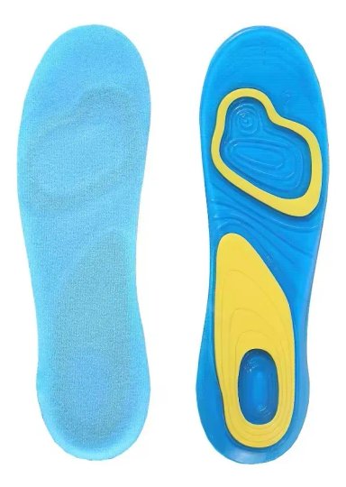 PLANTILLAS SILICONA Y GEL COMODIDAD COLOR AZUL TAMAÑO DE LA PLANTILLA TALLA 38 A 42 - 5