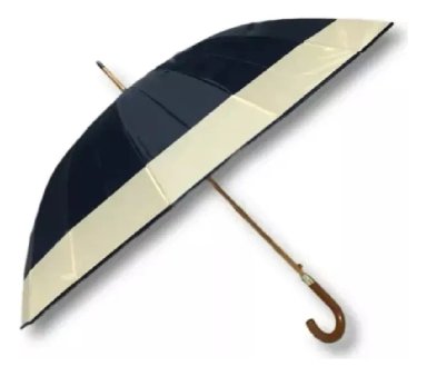 PARAGUAS AUTOMATICO IMPERMEABLE GRANDE 130CM 16 VARILLA AZUL - 5