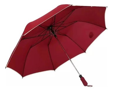 PARAGUAS SOMBRILLA PORTATIL RETRACTIL 120CM + FUNDA BORDO - 1