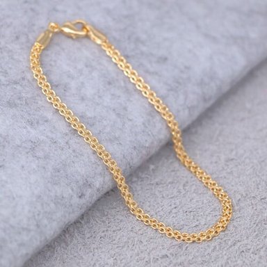 PULSERA TEJIDO CHINO ORO LAMINADO 18K - 4