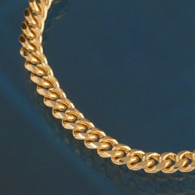 PULSERA GOURMET GRUESA ORO LAMINADO 18K - 2