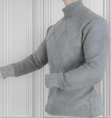SWEATER LANA HOMBRE CUELLO SUBIDO BEATLE 130 - 2
