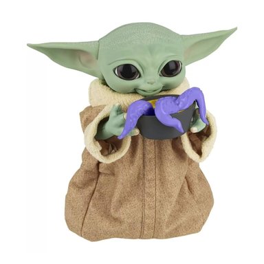 JUGUETE FIGURA BABY YODA INTERACTIVO STAR CON WARS SONIDOS - 3