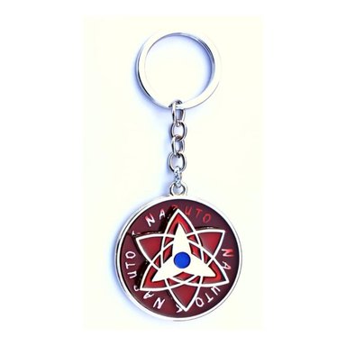 LLAVERO METALICO PREMIUM SASUKE NARUTO ANIME 5CM - 1