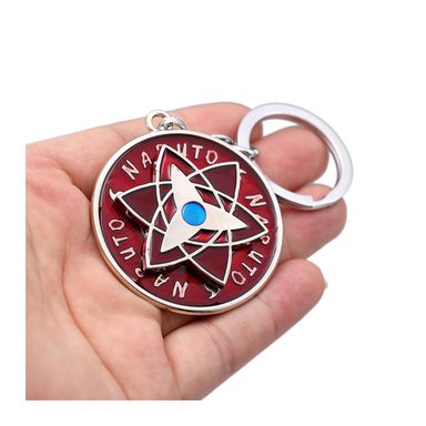 LLAVERO METALICO PREMIUM SASUKE NARUTO ANIME 5CM - 2