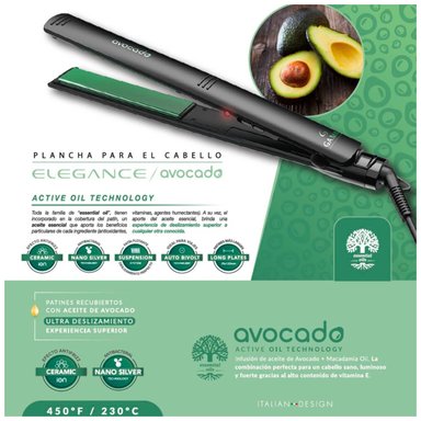ALISADOR PLANCHA DE PELO 230°C CERAMICA AVOCADO STD GAMA - 3