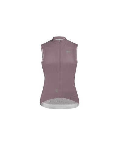 CHAQUETA CORTAVIENTOS SIN MANGA CICLISMO BARRIER PURPLE GRAY - 4