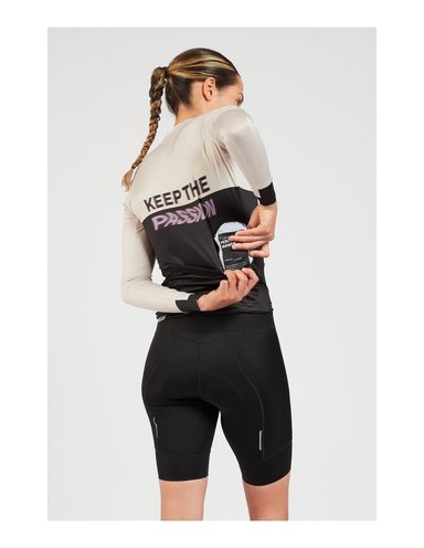 CHAQUETA CORTAVIENTOS SIN MANGA CICLISMO BARRIER PURPLE GRAY - 7