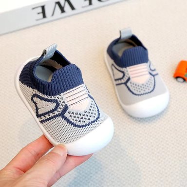 SET DE 2 ZAPATO BEBÉ CALCETÍN ANTIDESLIZANTE SUAVE JHN - 5