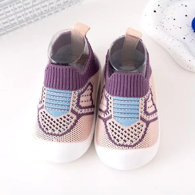 SET DE 2 ZAPATO BEBÉ CALCETÍN ANTIDESLIZANTE SUAVE JHN - 9