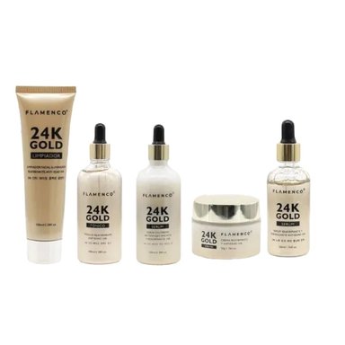 SET 24K GOLD ANTI EDAD KIT SKINCARE LÍNEA 24K GOLD JHN - 1