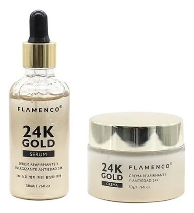 SET 24K GOLD ANTI EDAD KIT SKINCARE LÍNEA 24K GOLD JHN - 6