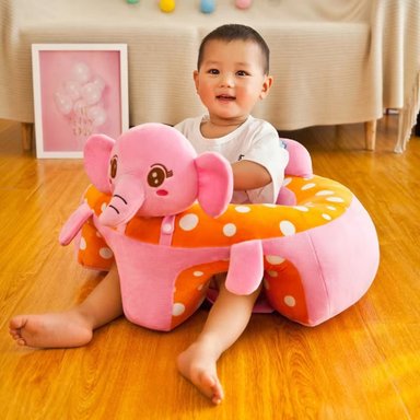COJÍN SILLÓN APRENDIZAJE BEBÉ APOYO ANIMALES JHN - 9