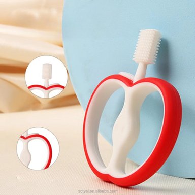 SET 4 MORDEDOR CEPILLO SILICONA ENCIAS BEBES COMODO LAU - 8