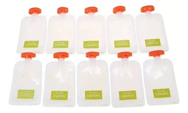SET 20 BOLSAS ALIMENTACION REUTILIZABLE 118 ML BEBES LAU - 3