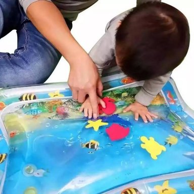 SET 2 TAPETE ALFOMBRA JUEGO INFLABLE BEBE DIVERTIDO LAU - 6