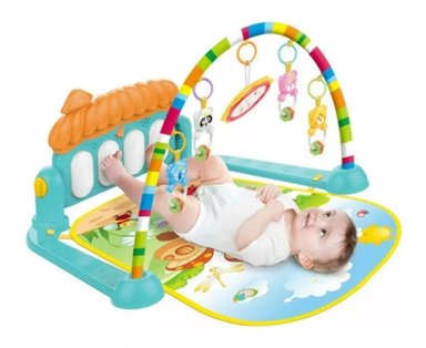 CENTRO ACTIVIDADES GIMNASIO MUSICAL PIANO JUGUETE BEBE LAU - 1