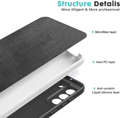 CARCASA PARA SAMSUNG GALAXY S21 FE SILICON PROTECTOR CAMARA - 4
