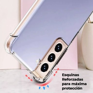 CARCASA PARA SAMSUNG S21 TRANSPARENTE COFOLK + HIDROGEL - 4