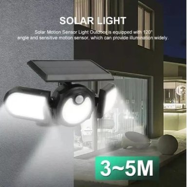 FOCO SOLAR FAROLES SOLARES JARDIN ESTACA EXTERIOR - 4