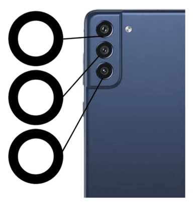 VIDRIO DE CAMARA TRASERA PARA SAMSUNG S21 PLUS - 3