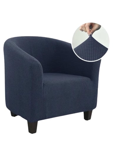 SET DE 2 FUNDA POLTRONA SOFA TEXTURIZADA AJUSTABLE 8N8 - 2