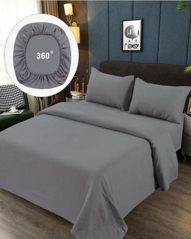 SABANAS 200 HILOS SUPER KING GRIS - 1