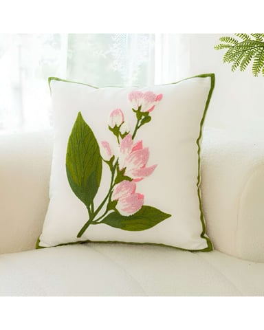 SET DE 2 FUNDAS BORDADAS 45X45 C43 - 3