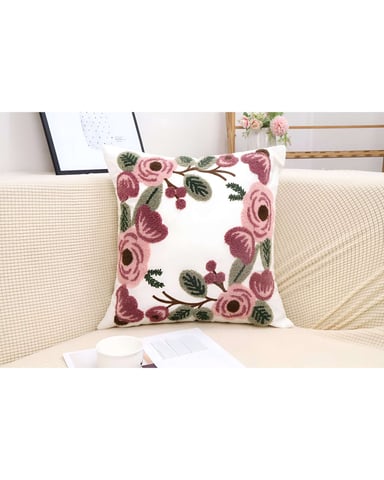 SET DE 6 FUNDAS BORDADAS 45X45 C12 - 3