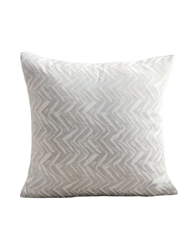 SET DE 4 FUNDAS DE COJINES DISEÑO MAILLARD 45CM X 45 CM BLANCO - 2