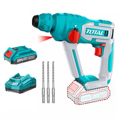 ROTOMARTILLO 20V SDS PLUS BAT + CARG TOTAL TRHLI20168 - 1