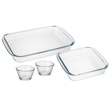 PACK ASAD. RECT+CUAD+2 FLAN. 4PZ - 1