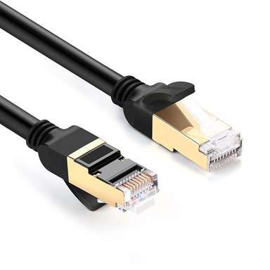 CABLE DE RED 2 METROS CAT7 F/FTP (10GBPS) NEGRO UGREEN NW107 - 2