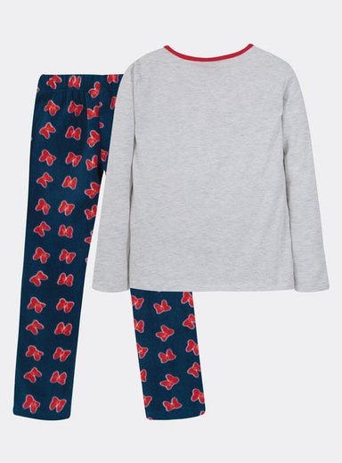 PIJAMA DE NIÑA DISEÑO MINNIE MOUSE ALGODON Y POLAR - 2