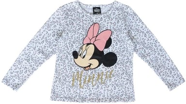 POLERA MANGA LARGA DE NIÑA DISEÑO MINNIE MOUSE - 1