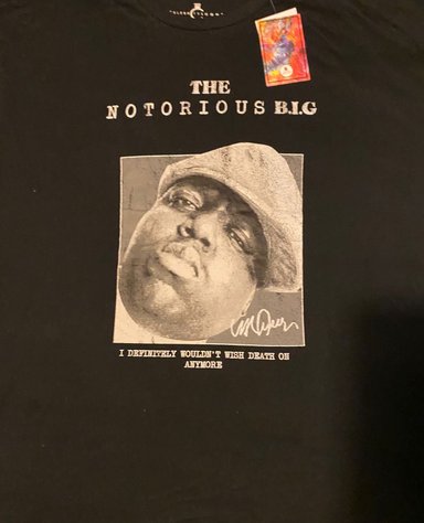 POLERA DE HOMBRE TALLA M (GRANDE) DISEÑO THE NOTORIOUS B.I.G. - 3