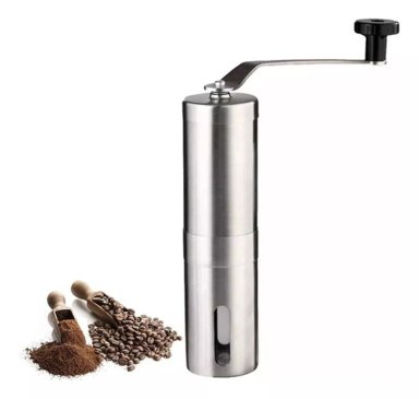 MOLINO MOLINILLO DE CAFÉ MANUAL DE ACERO INOXIDABLE - 1