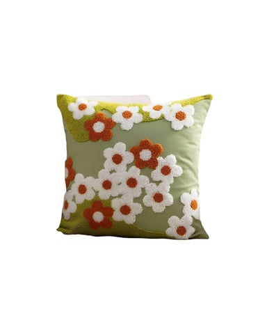 JUEGO DE 4 FUNDAS BORDADAS 45X45 F74 - 1
