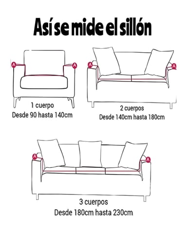 JUEGO FUNDAS SOFÁ TEXTURIZADAS 3+1+1 ANTIDESLIZANTES BURDEO - 4