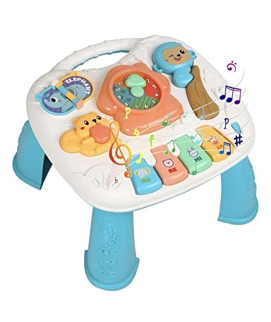 MESA DIDÁCTICA JUEGOS BEBÉS CON LUZ Y SONIDO VERDE - 3