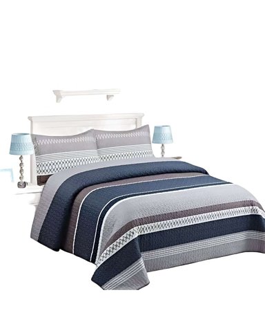 CUBRECAMA QUILT DE VERANO KING-SUPER KING - 2