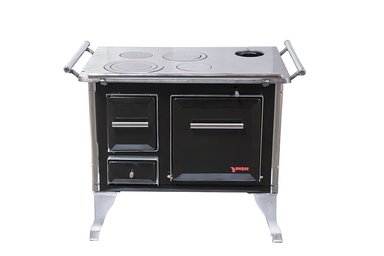 COCINA A LEÑA TRADICIONAL 90X56 NEGRA - 1