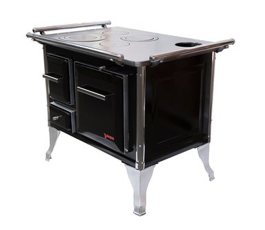 COCINA A LEÑA TRADICIONAL 90X56 NEGRA - 2