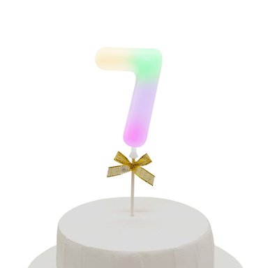 TOPPER TORTA NUMERAL LED #7 - 1