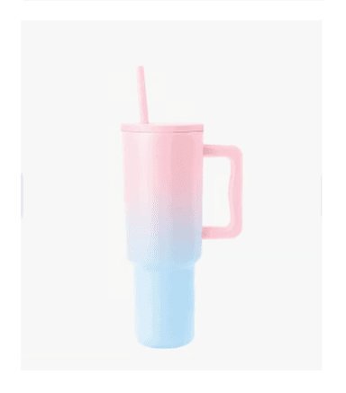 VASO TÉRMICO MUG, 1200 LT, ACERO INOXIDABLE, PINK BLUE - 1