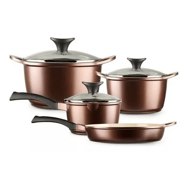 BATERÍA DE COCINA DE 7 PIEZAS, ANTIADHERENTE, CERÁMICA PROFESIONAL - 1