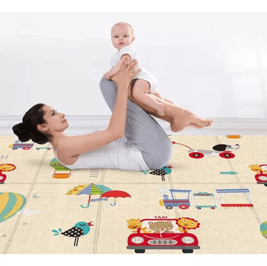 ALFOMBRA ANTIGOLPES BEBÉ, PLEGABLE, REVERSIBLE, 180X120 CM - 3