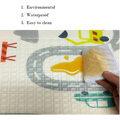 ALFOMBRA ACOLCHADA PLEGABLE DE JUEGOS PARA BEBÉ, DE XPE, 180X200 CM - 3