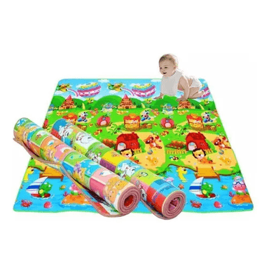 2 ALFOMBRAS LAVABLES INFANTILES, ANTIGOLPES, PARA NIÑOS Y BEBÉS, X2 - 1