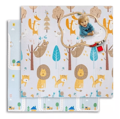 ALFOMBRA ANTIGOLPES PARA NIÑOS Y BEBÉS, PLEGABLE, 200X150 CM - 1